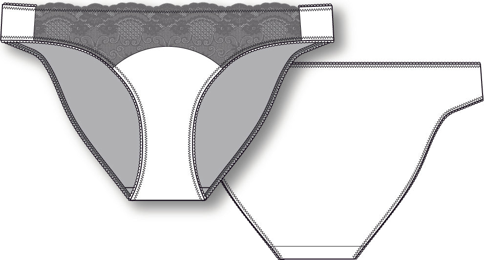 Hémisphère, la culotte bi-matière