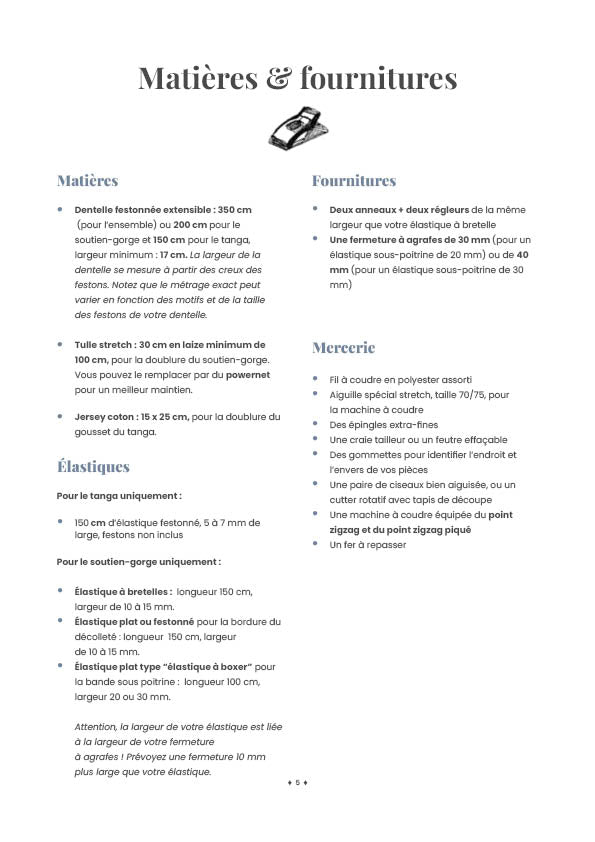 Abysse, l'ensemble bandeau et tanga en dentelle