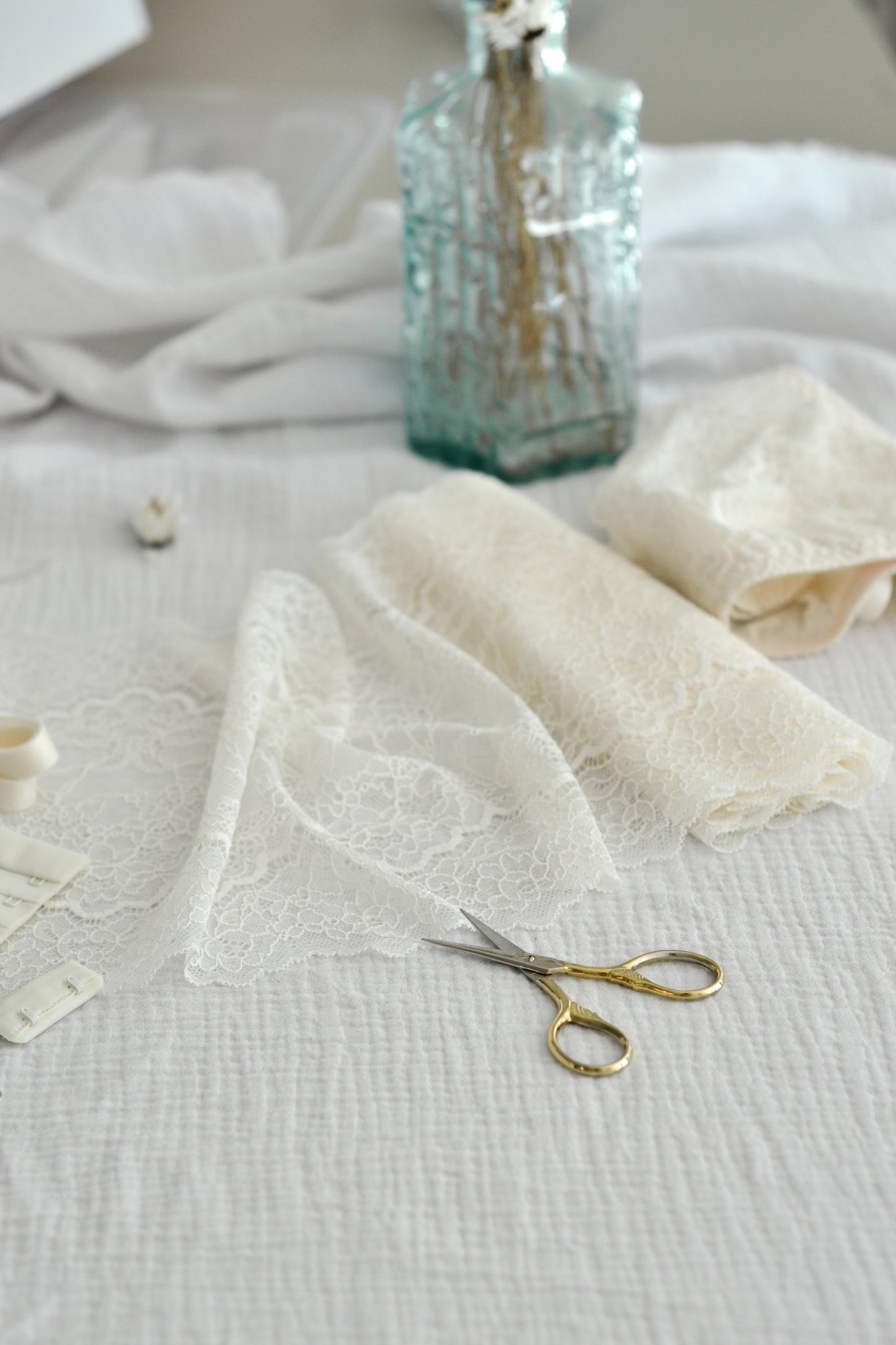 Kit sew-along Véga IVOIRE - fournitures grande largeur