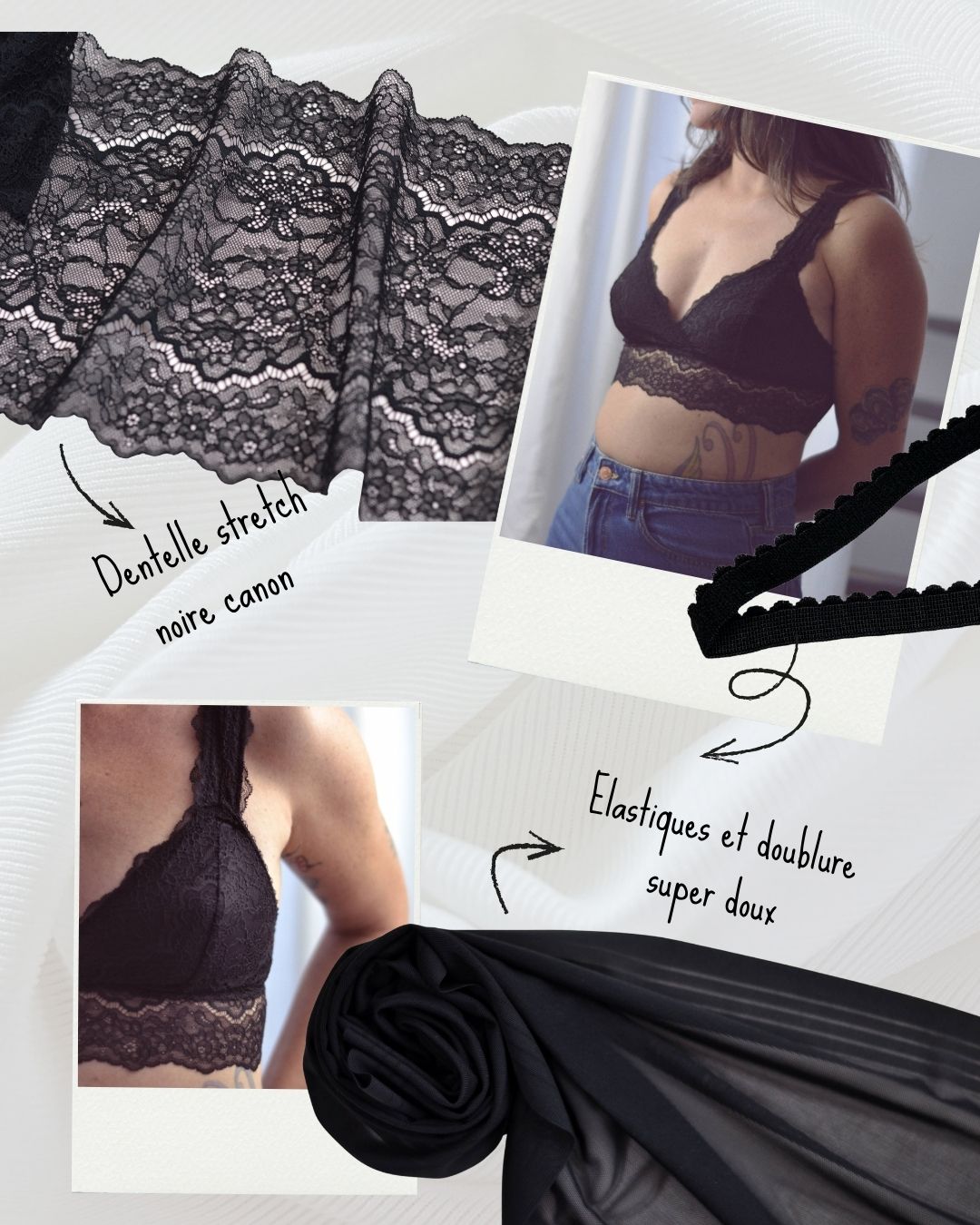 Kit brassière Onde - Avec patron