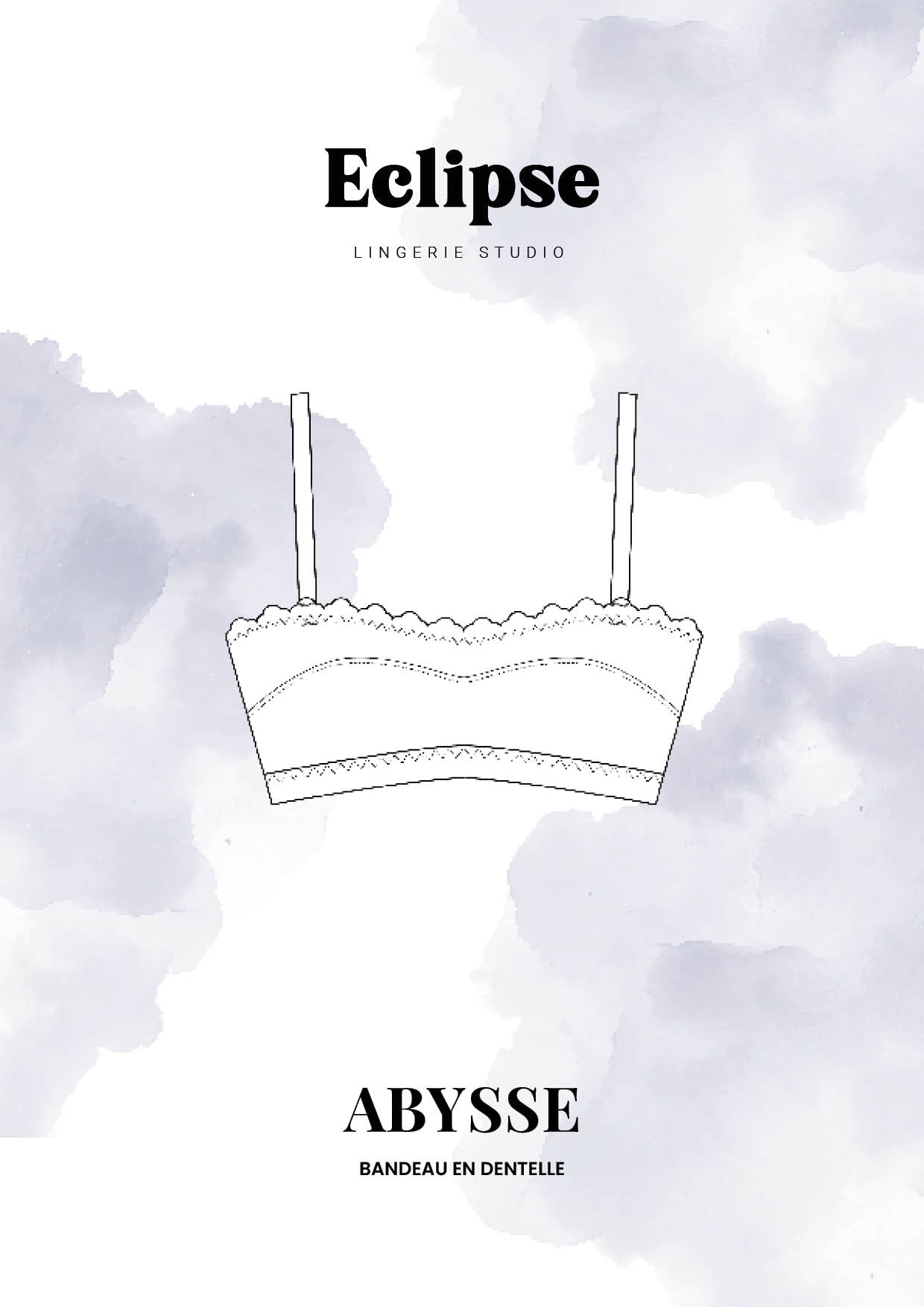 Abysse, le soutien-gorge bandeau en dentelle