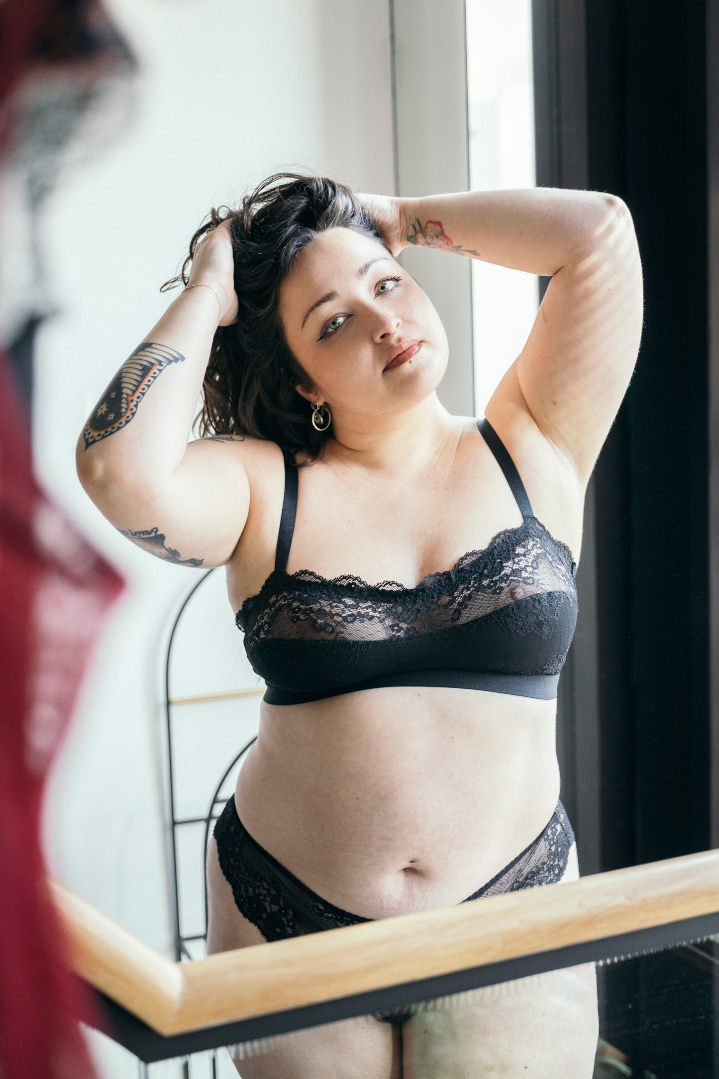 Kit Abysse en dentelle noire