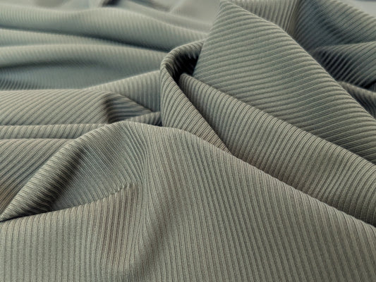 Maille lycra côtelée eco-yarn