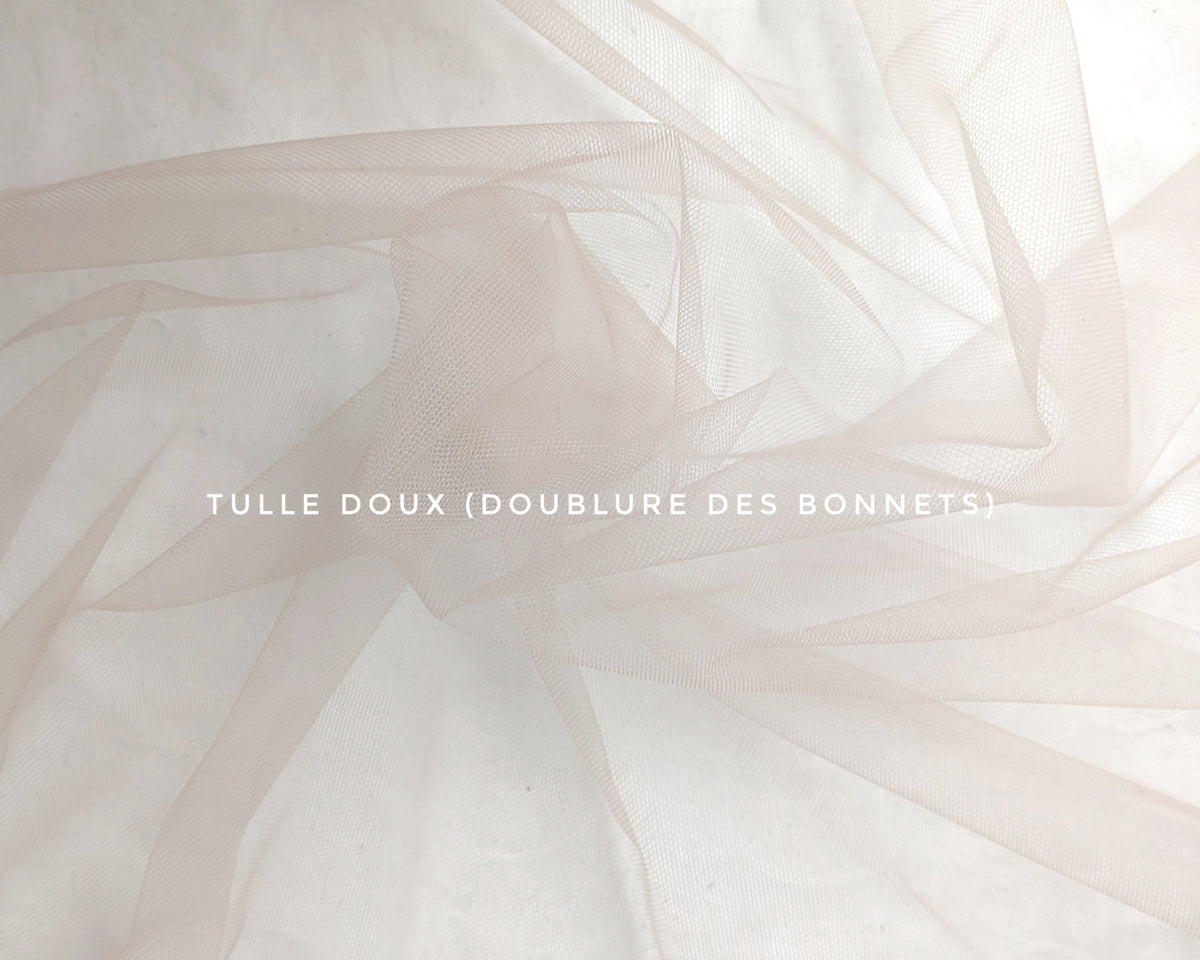 Kit patron & matières Comète - dentelle noire