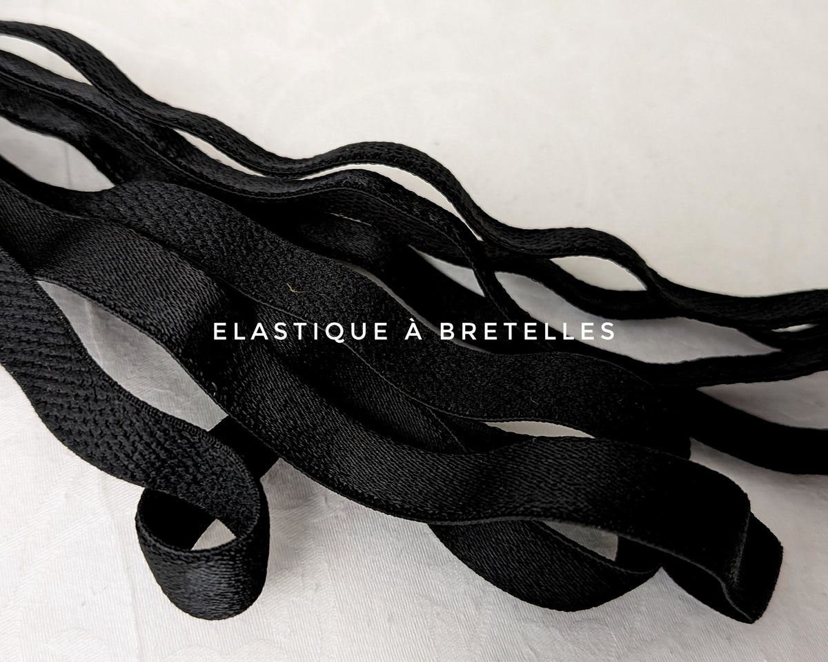 Kit patron & matières Comète - dentelle noire