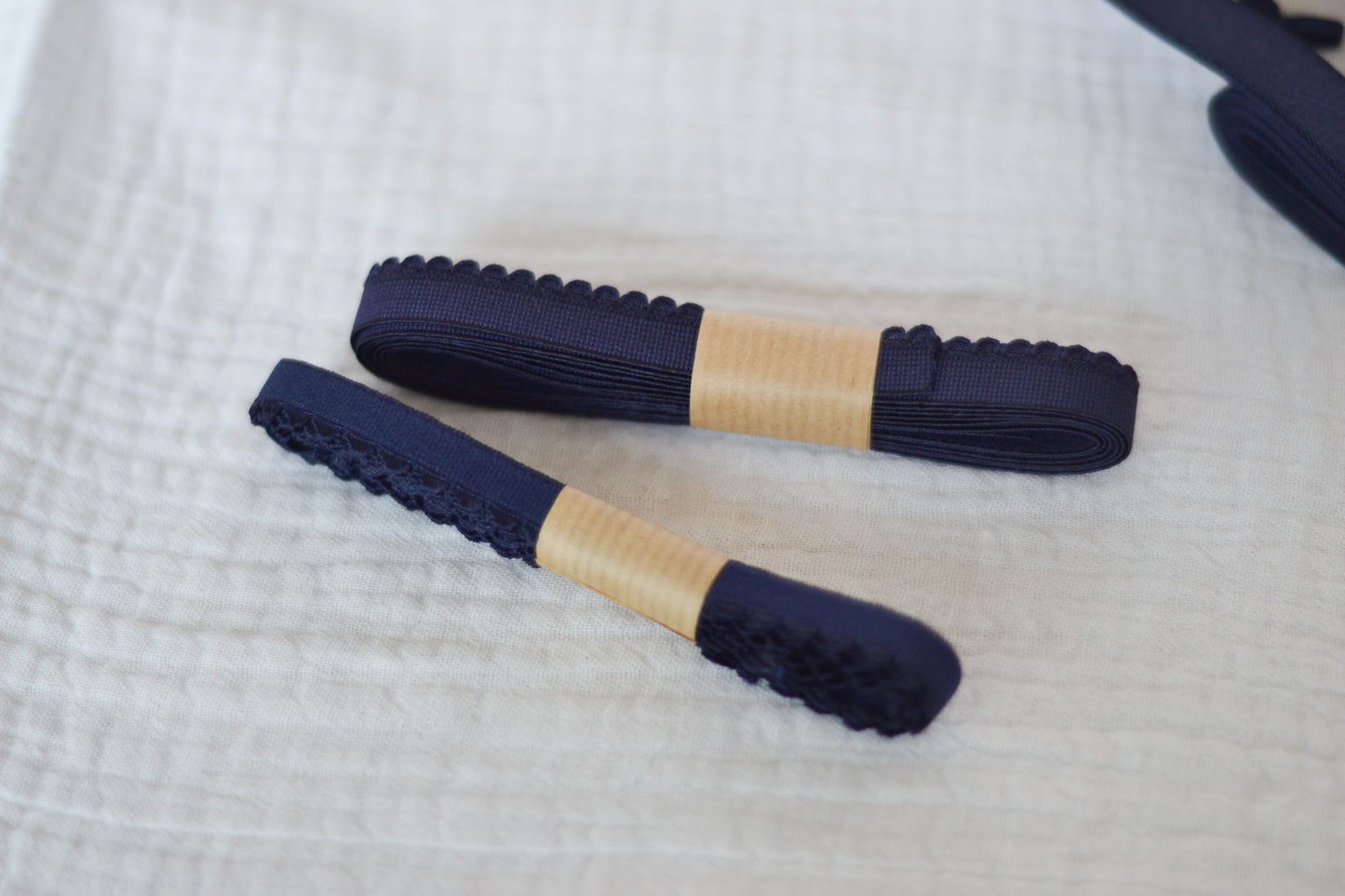 Kit Abysse en dentelle bleue marine