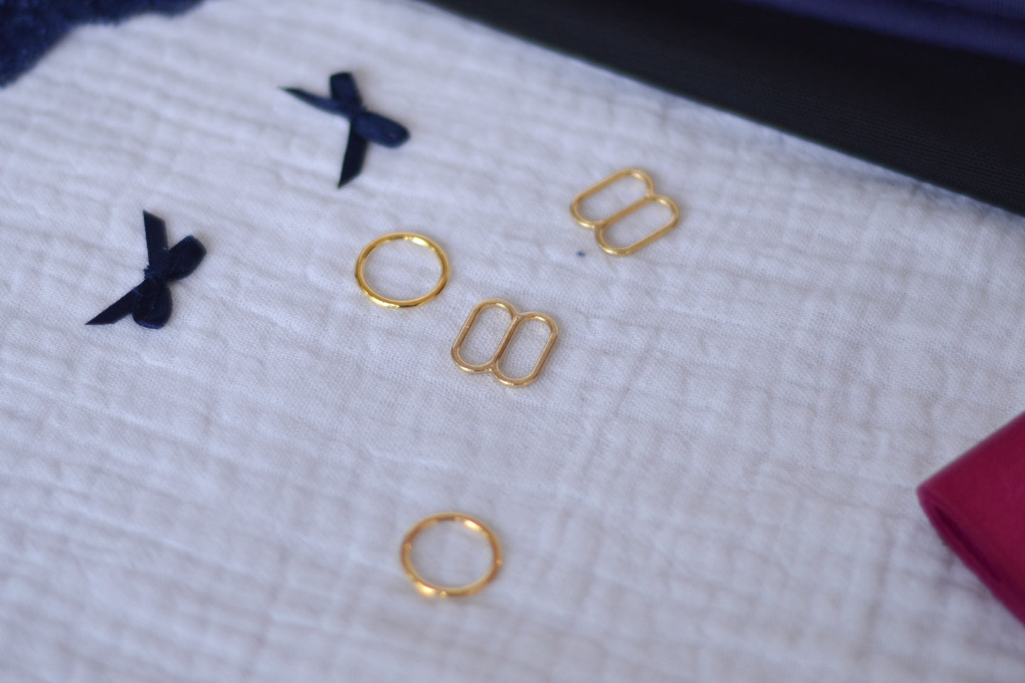 Kit Abysse en dentelle bleue marine