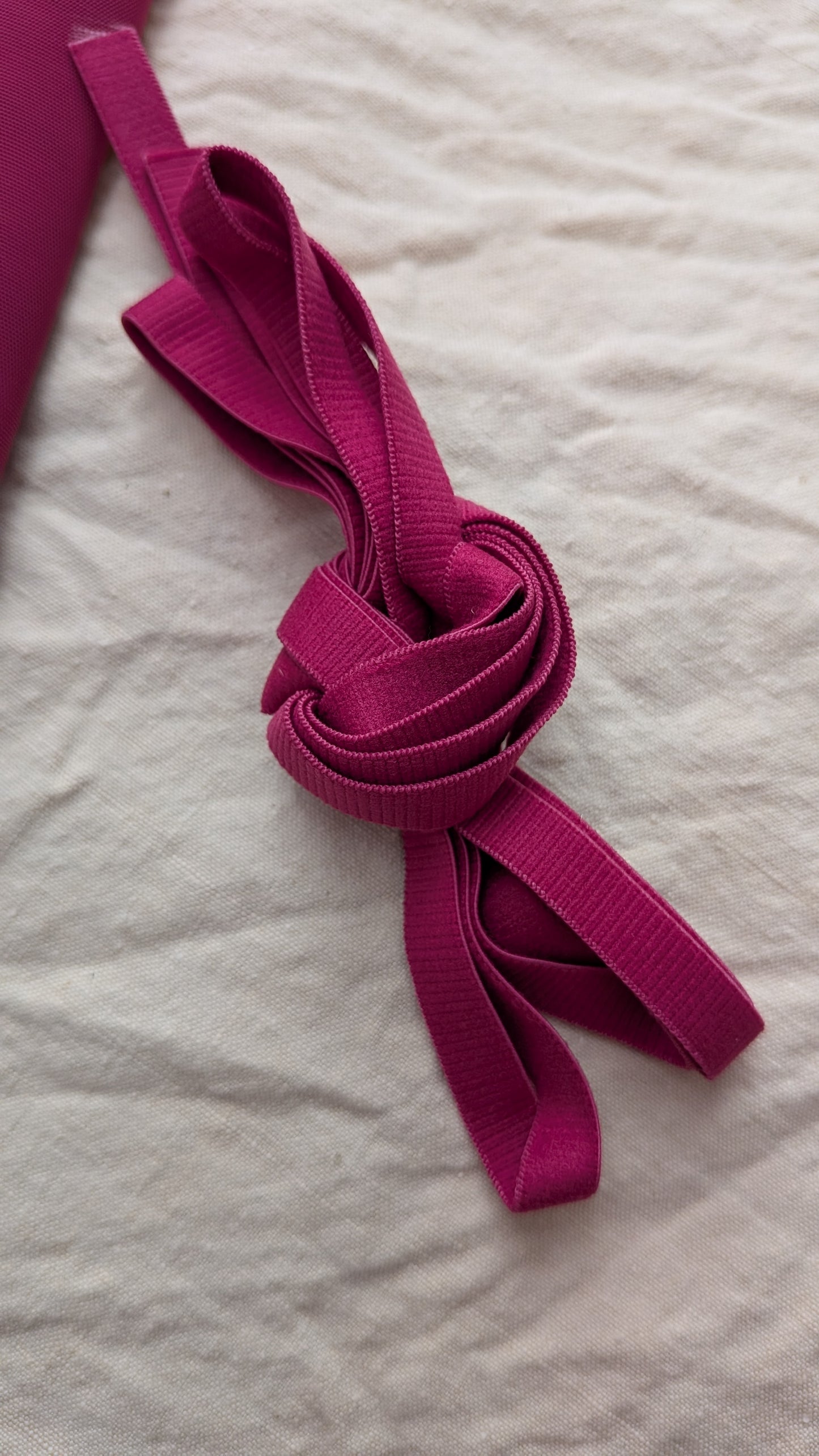 Assortiment doublure + élastique GROSEILLE