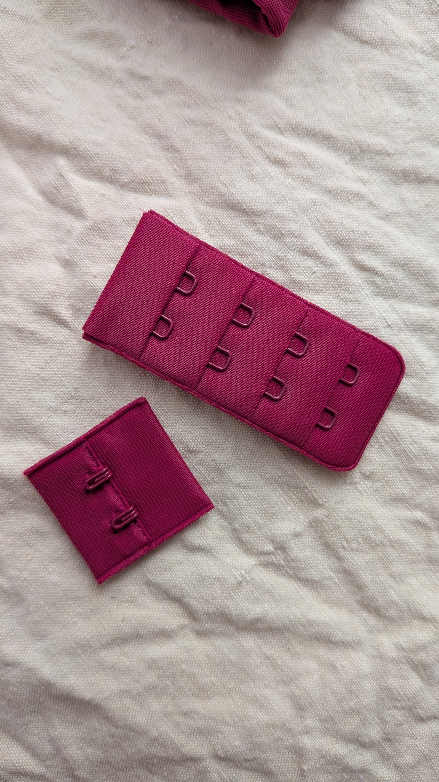 Assortiment doublure + élastique GROSEILLE