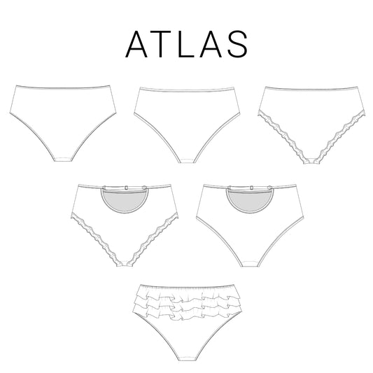 Atlas, la culotte échancrée à taille haute