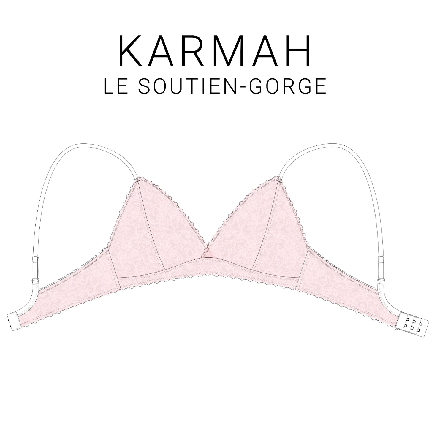 Karmah, le soutien-gorge sans armatures en dentelle