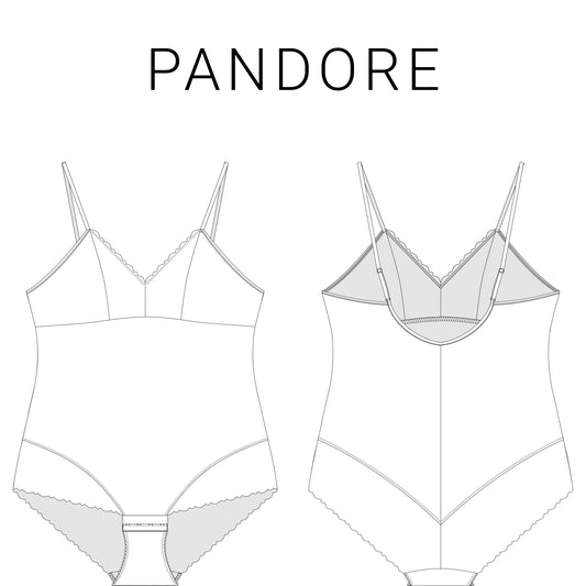 Pandore, body en dentelle