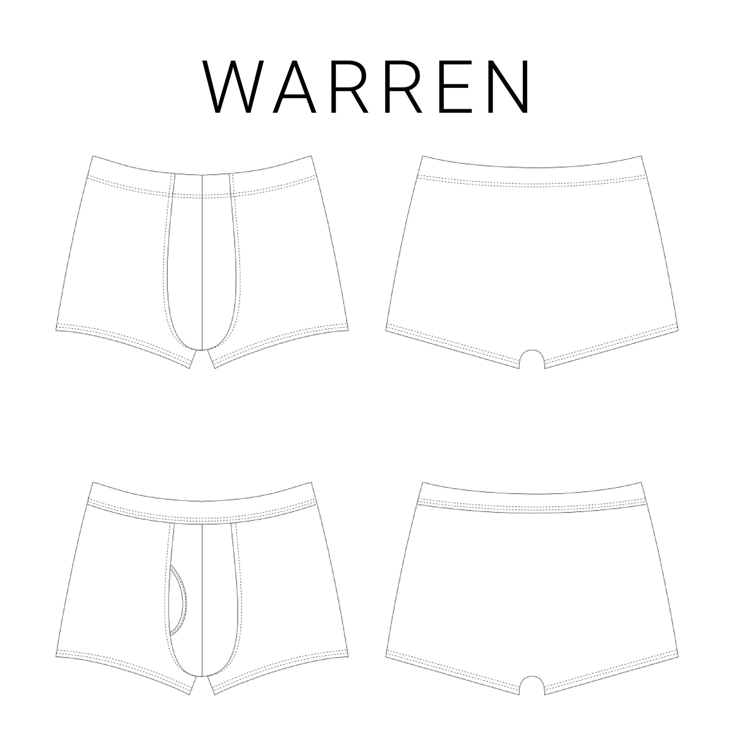 Warren, the men's boxer briefs (English and french)